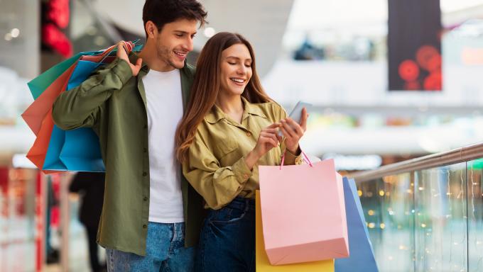 People doing the shopping